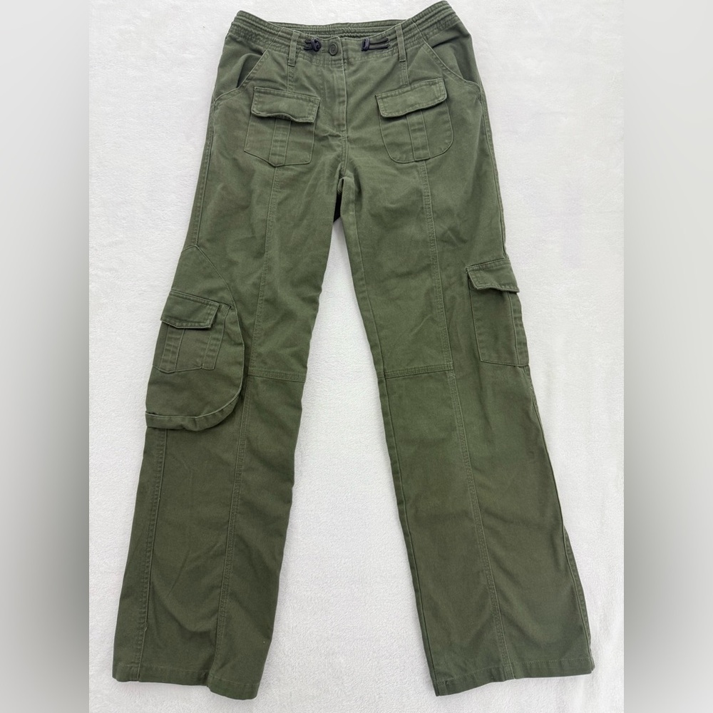Brandy Melville Green Cargo Pants Utility Y2K Streetwear XS/S